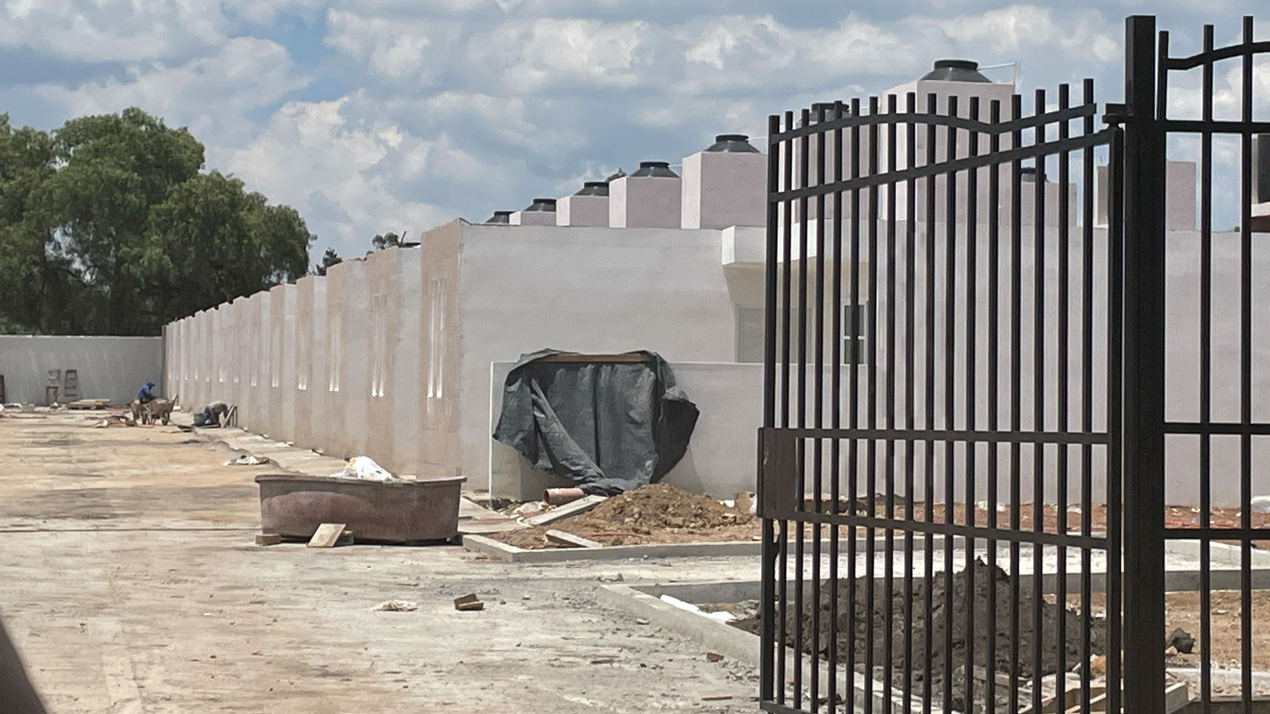 Large-scale housing development in Zumpango, Mexico